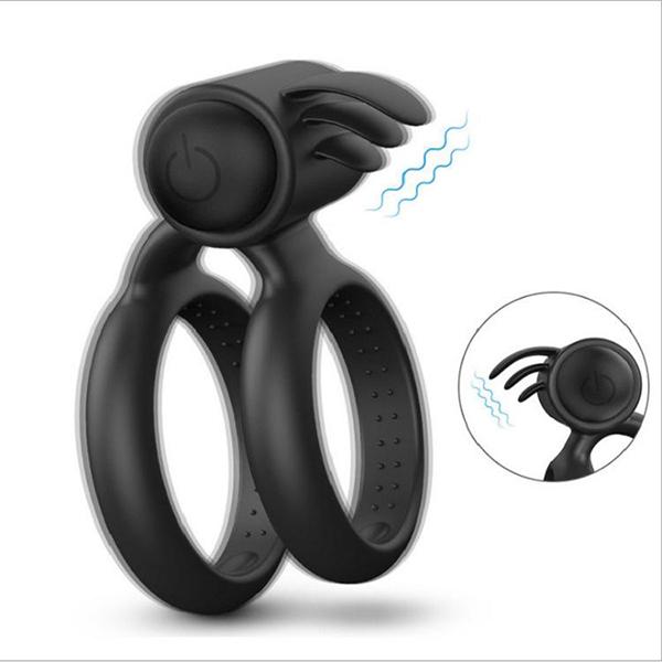 Bullet Vibrating Cock Ring Sex Toy For Male Penis Ring