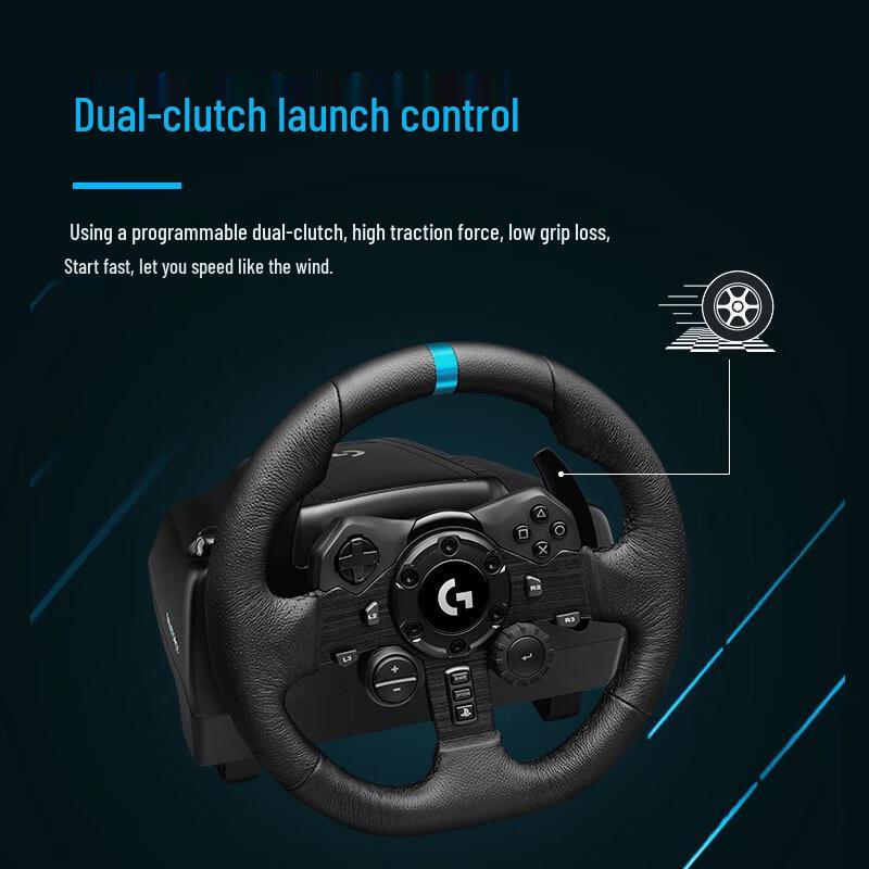 Logitech G923 Gaming Steering Wheel with Pedals