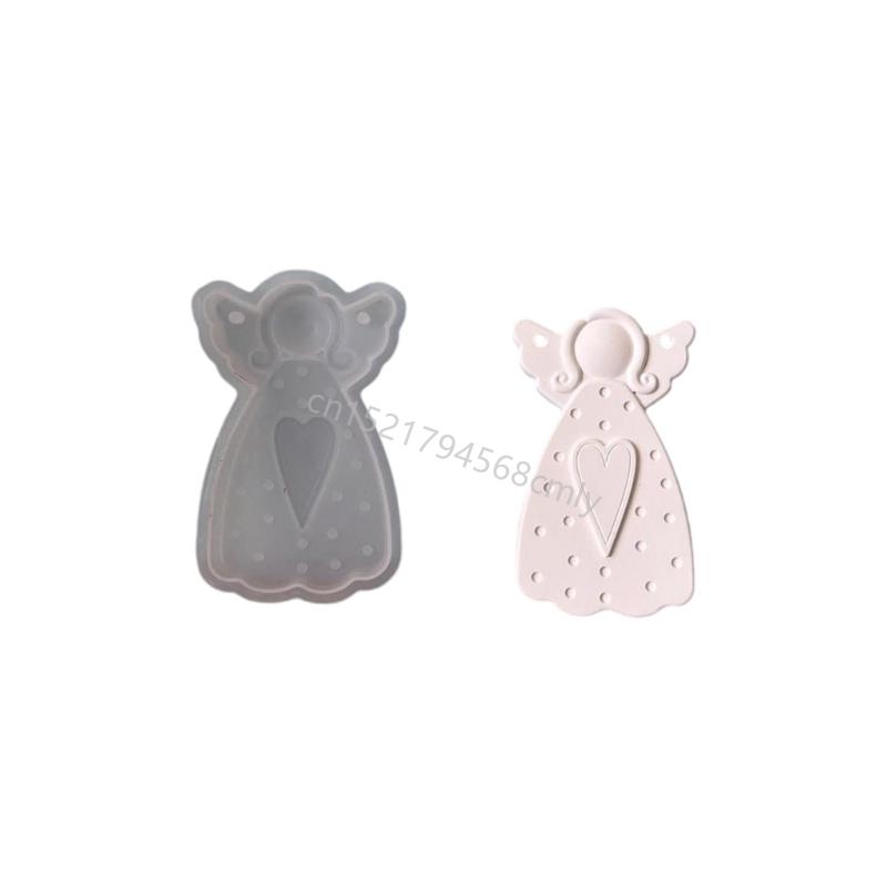 

Artistic Angelic Silicone Mould Reusable Designs for Crafting Home Decoration Holiday Presents Hobbies Supplies 6XDE