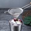 Cocktail Strainer Quick Filtration Reusable Not Easily Deformed Long Handle Design Stainless Steel Cone-Shaped Small Tea Herb