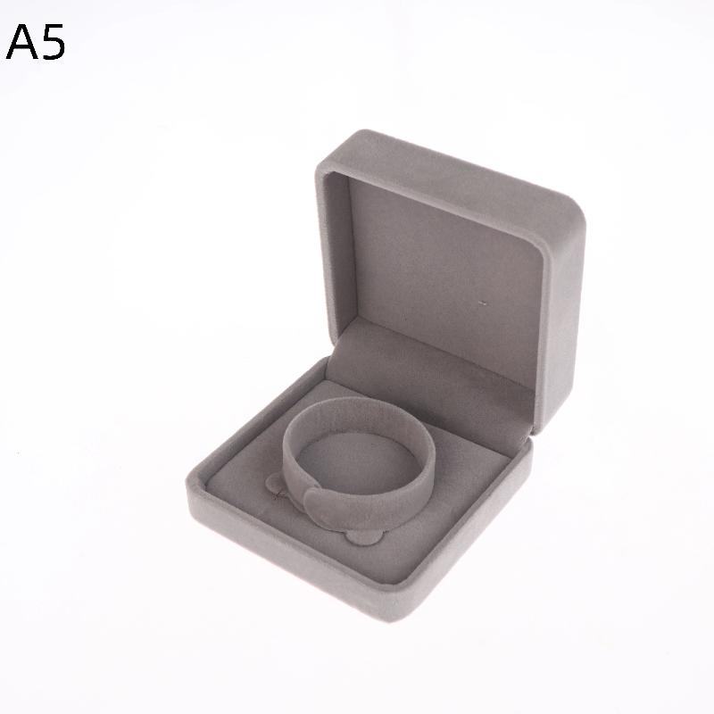Velvet Jewelry Box Rings Necklaces Earrings Pendants Storage Box For Women Jewelry Packaging