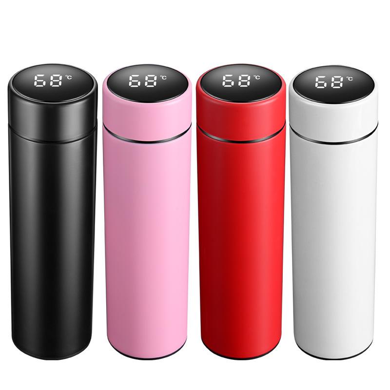 Insulation Cup Smart Temperature Water Cup 304 Stainless Steel Creative Temperature Measuring Cup
