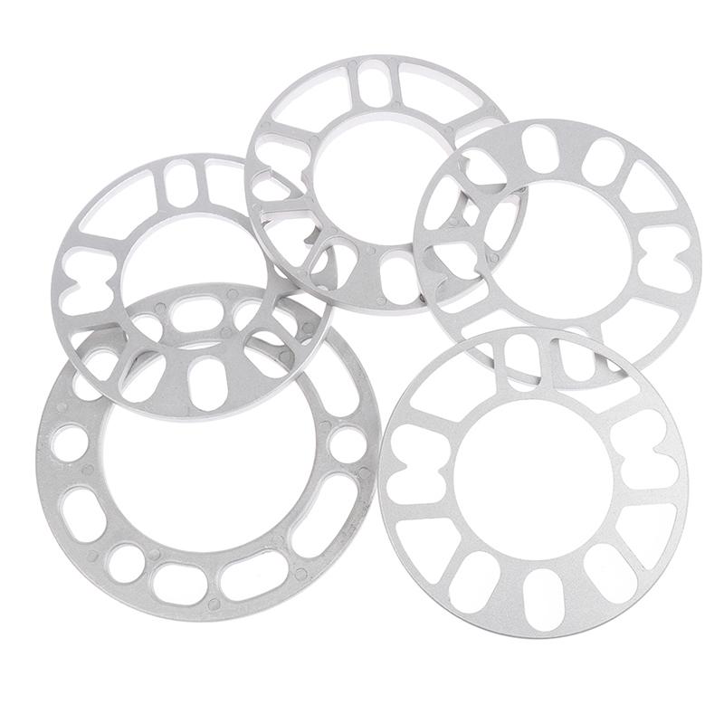 Aluminum Wheel Spacer Shim Plate 5/8/10mm Universal Hub Mod Part fits 4/5/6-hole automobile wheel hub modification