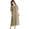 [BIIYUHN] Dubbel Gaas Pyjama, Dames, Korte Mouw, Huispak, Dames, Zacht, Losvallend, Ademend, Sneldrogend, 100% Katoen, Loungewear, Zwangerschap