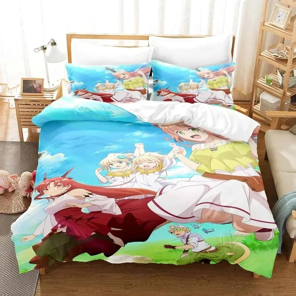 Comforter New 3D Anime Bed Beast Tamer Bedding Set Single Twin Full Queen King Size Bed Set Adult Kid Bedroom S