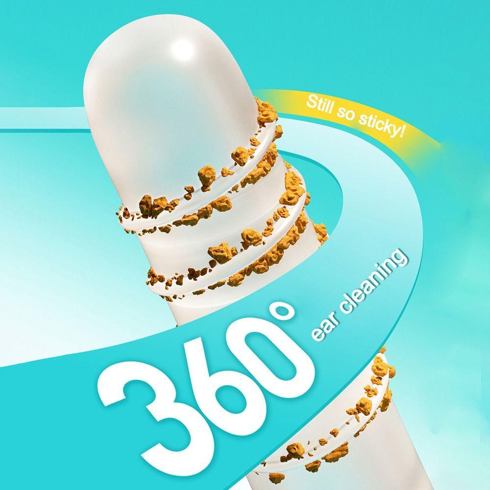 24Pcs/Box Ear Cleaner Disposable Ear Swabs Double Head Ear Wax Removal Tool for Olders Adult Kid