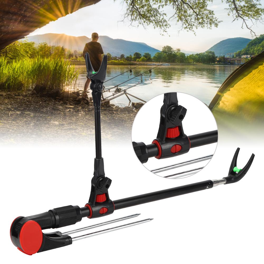 Stainless Steel Multi Purpose Retractable Length Fishing Rod Bracket Adjustable Arbitrarily Pole Support Tackle Supplies