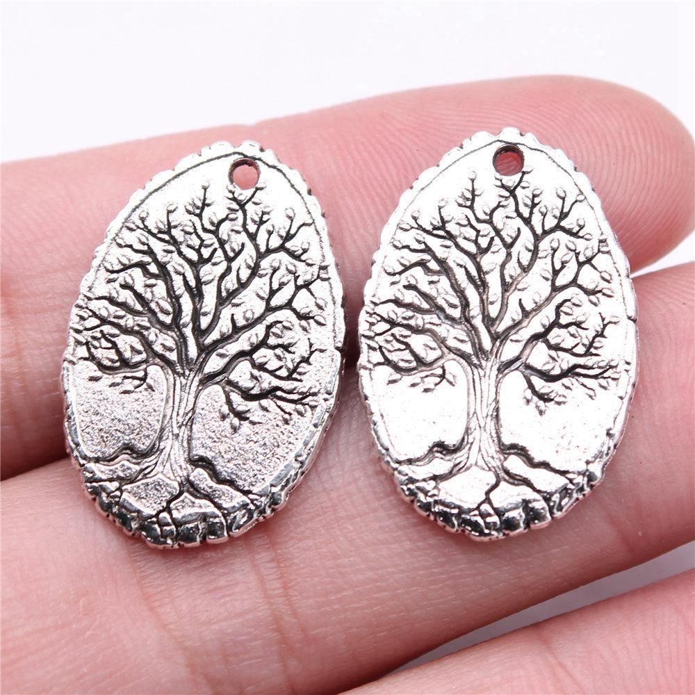 Charms Big Tree Of Life Pendants Wedding Jewelry Findings QC017