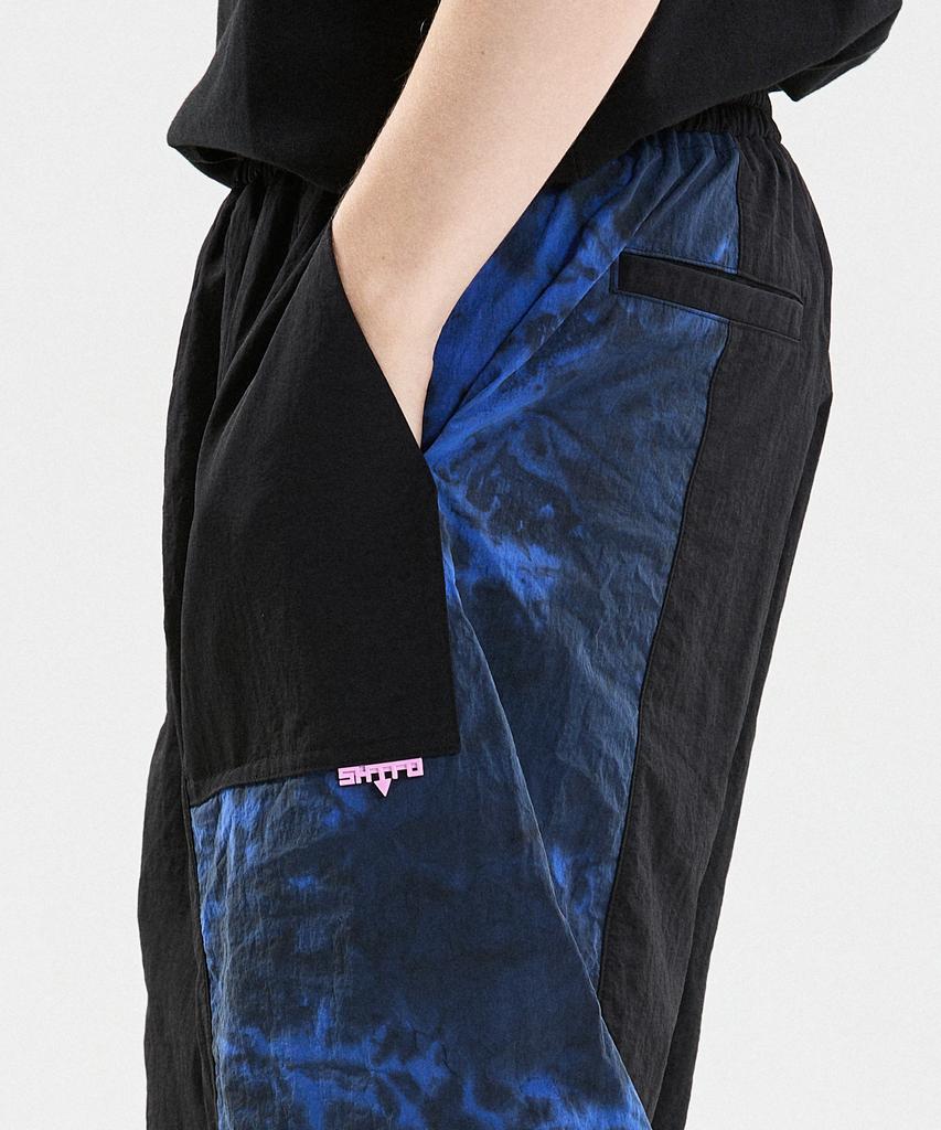 SHVTO Tie Dye Blue Baggy Pants
