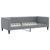 VidaXL Lit de repos gris clair 90x200 cm Tissu 353983