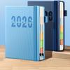 2026 Tages-Monatsplaner Mit Farbigen Monatsmarkierungen Hardcover Leder Tagesplaner 400 Seiten Datiert Für Tägliche Planung