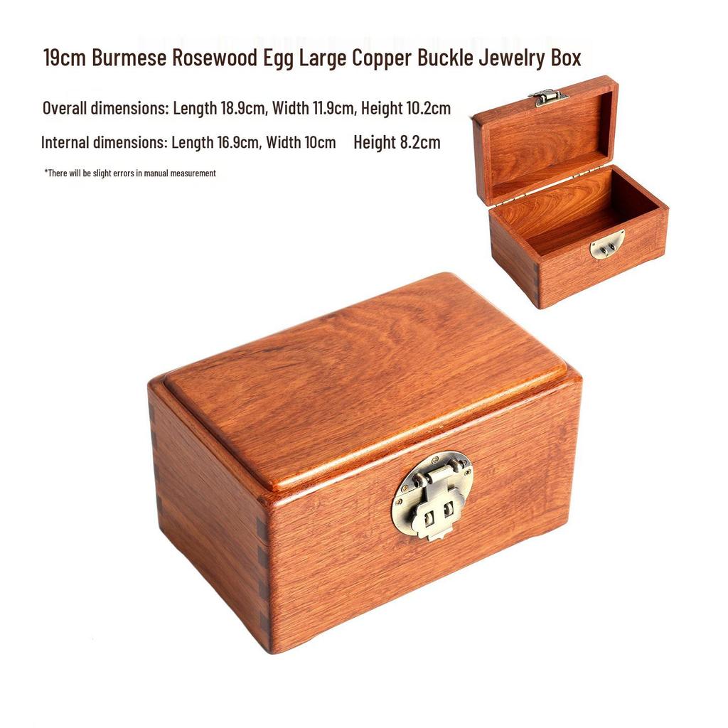 Burmese Rosewood Jewelry Box: Solid Wood Accessory Storage In Various Styles - Chinese Style Wedding Collection
