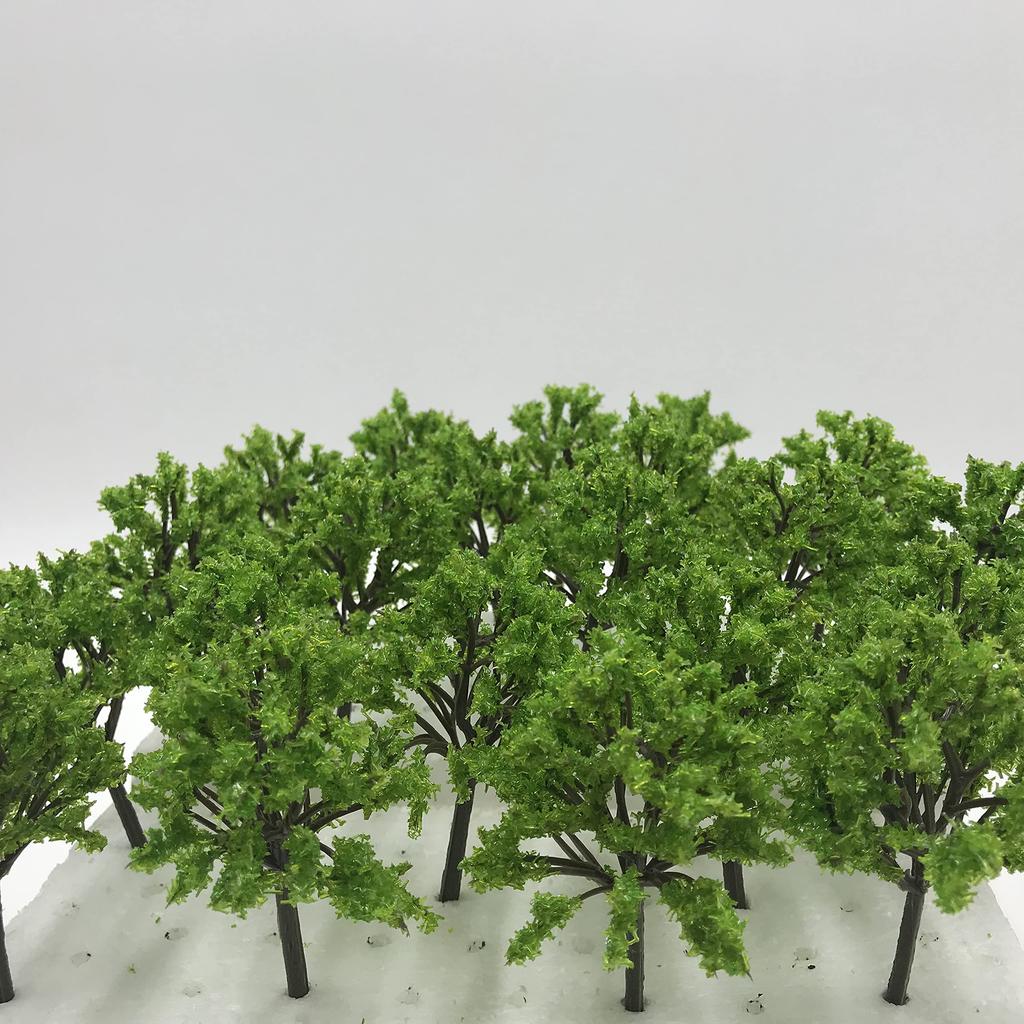 Green Cherry Palm Pine Forest N Architectural Tree 15 Pieces [DauStage] Blossom, Bamboo, Trees, Willow, Model, Gauge, Diorama, Railway, Miniature, 03.