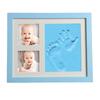 Creative Baby Handprint & Footprint Clay Frame - White Handmade Souvenir