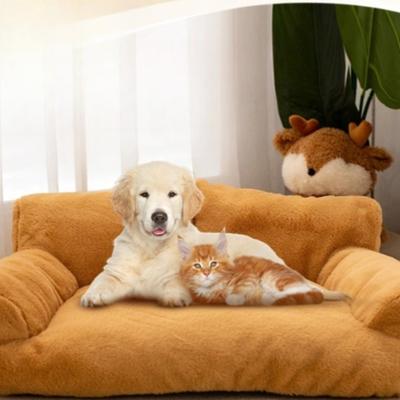 All Seasons Universal Warm Large Pet Nest Thickened Sofa Cat Bed Kennel Wear-resistant Dog Cushion Cat Nest