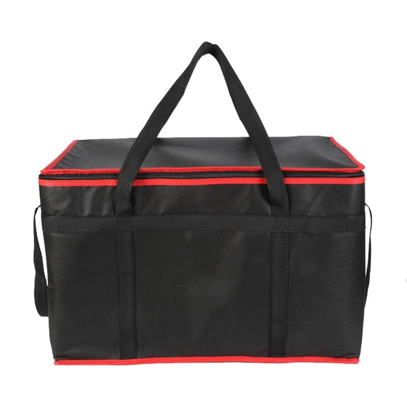 2PCs Heavy Type Insulated Pizza Delivery Bags With Thermals Insulation Waterproof Lining Keep Food Cold Hot Outdoor Event