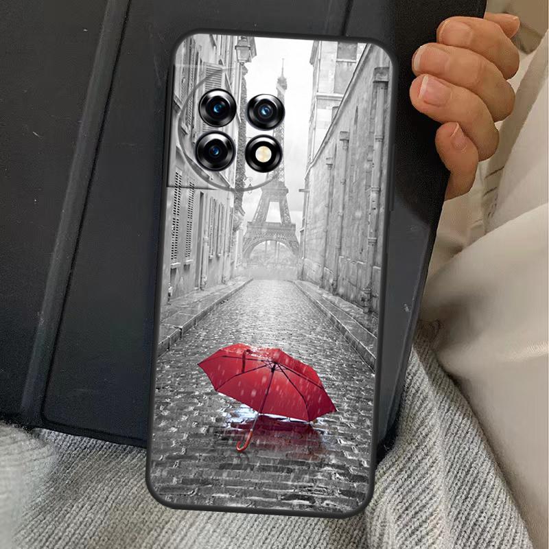 Paris Eiffel Tower Case For OnePlus 13T 10T 8T 10R 12R 13R 15 13 12 11 10 9 Nord CE 5 2 3 4 Lite N20 N30 Cover