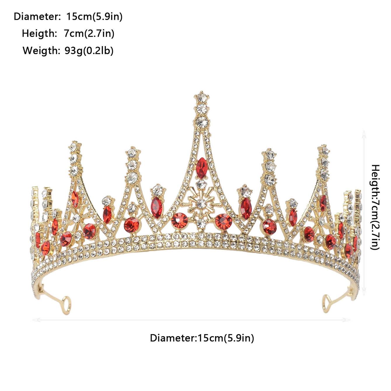 

Стиль барокко, ретро сплав, стразы, бриллианты, свадебные украшения, аксессуары для волос, корона, свадебные аксессуары для банкета, головной убор