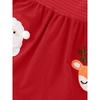 In-Stock Children's Red Santa Claus Dress, Autumn New Style, European and American Style, Long-Sleeved Princess Dress for Young Girls