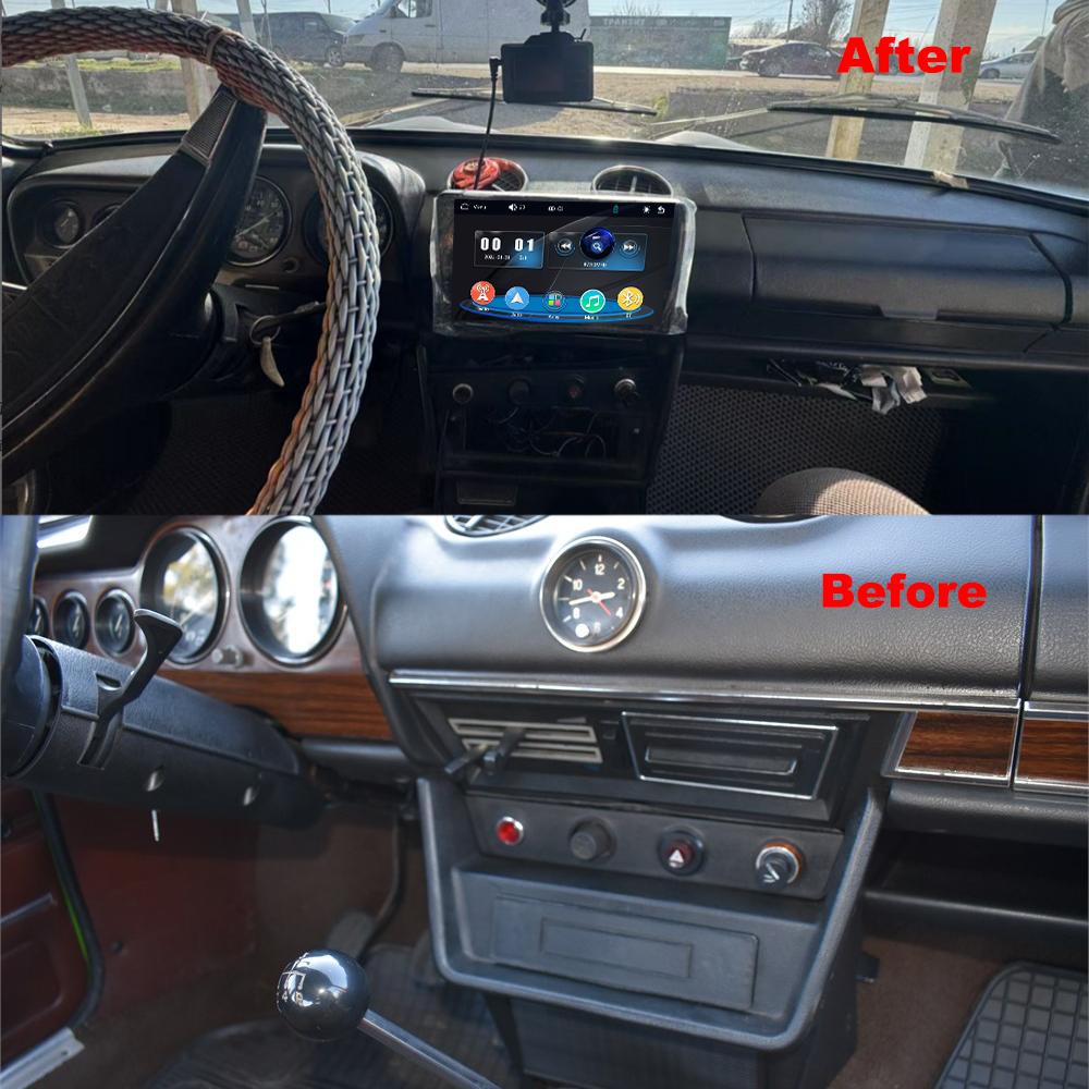 Car Radio Multimedia MP5 Player Head Unit Stereo BT For LADA 2106 1988-2000