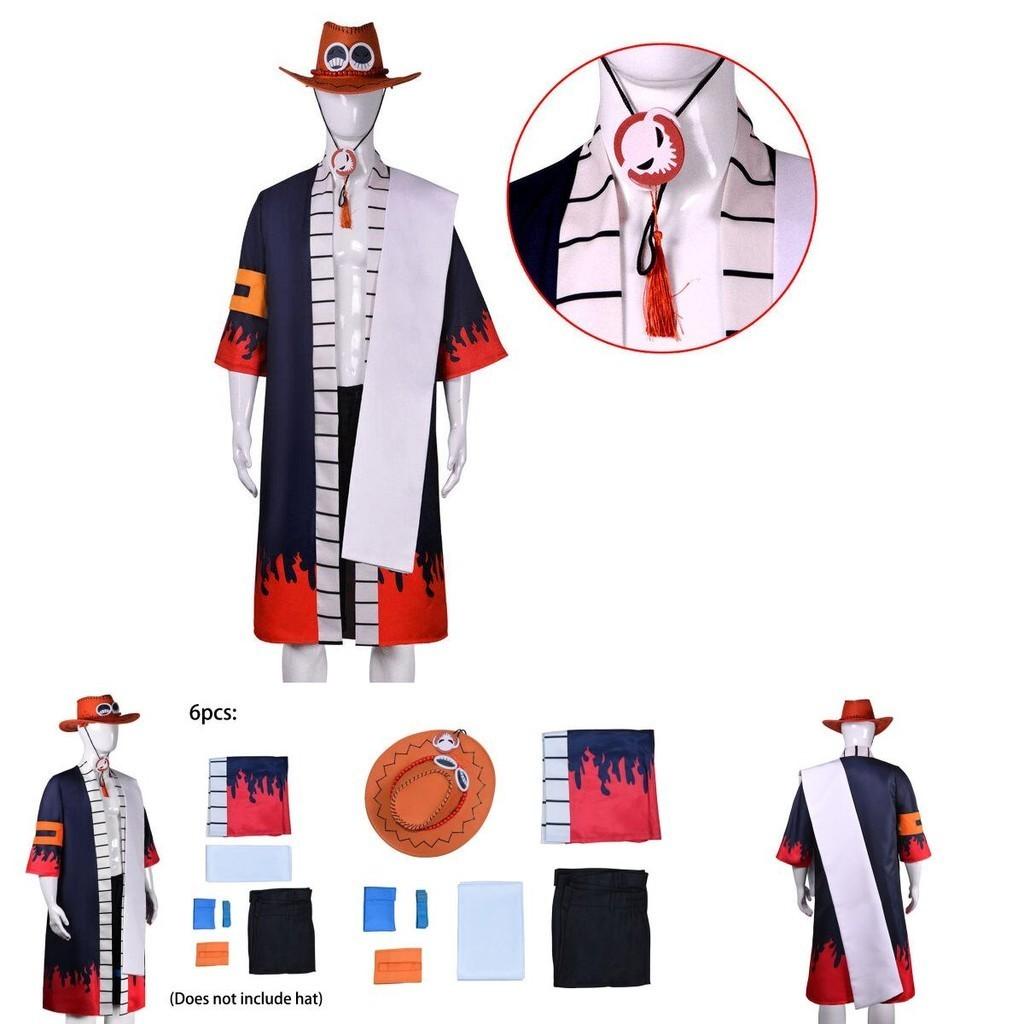 Portgas·d· Ace Cosplay Costume For Adults Highly Restored One Piece Character Uniform