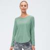 Women's Slimming Long Sleeve Quick-Dry Yoga Shirt for Running & Training