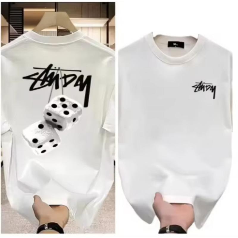 Tricou Trendy Streetwear pentru Bărbați cu Mânecă Scurtă, Design Grafic, Croială Largă Casual, Respirabil, Ușor, Topuri de Vară