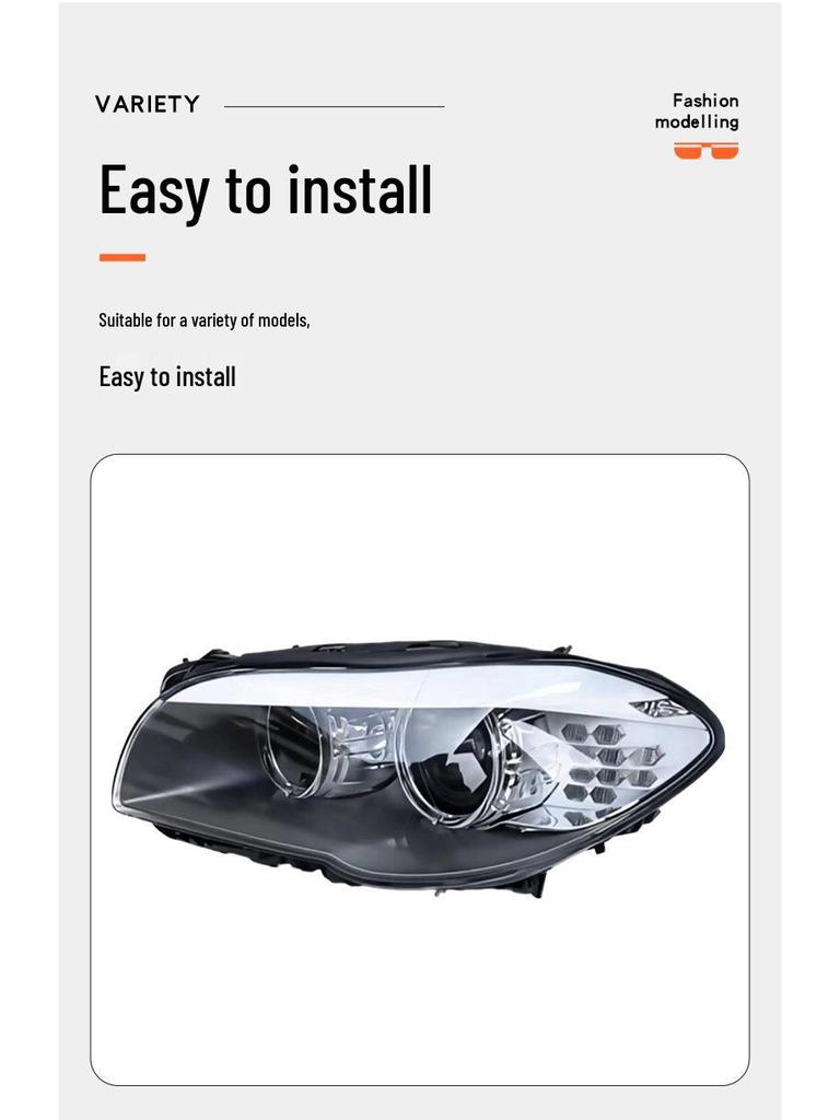 Compatible with BMW 5 Series F10/F18 Xenon Headlights (2011-2013) 63117271911/63117271912.