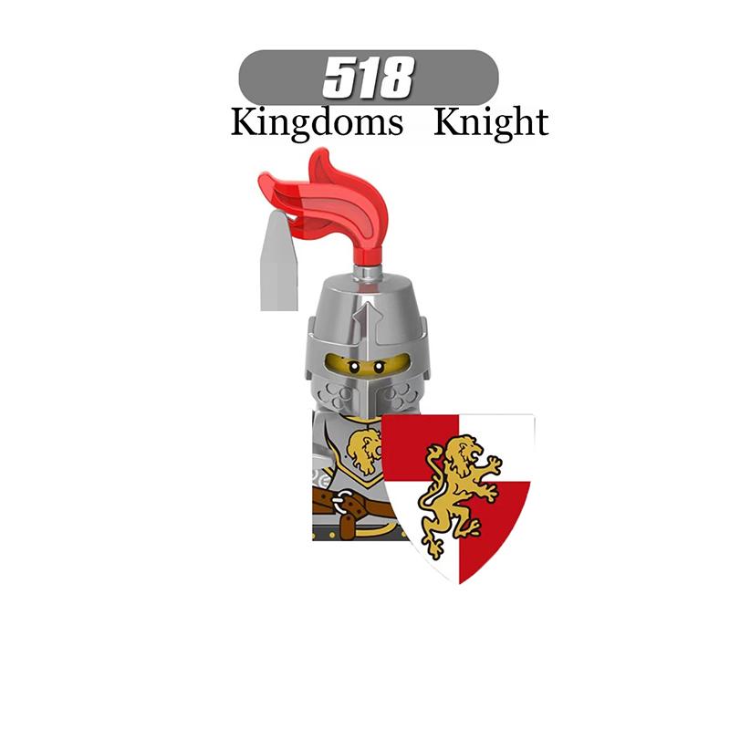 Mittelalterliche Ritter Serie Figuren Bausteine Krieger Soldaten Wachen Löwenherz Krankenhaus Deutscher Ritter Schlacht Hirte Kindergeschenk