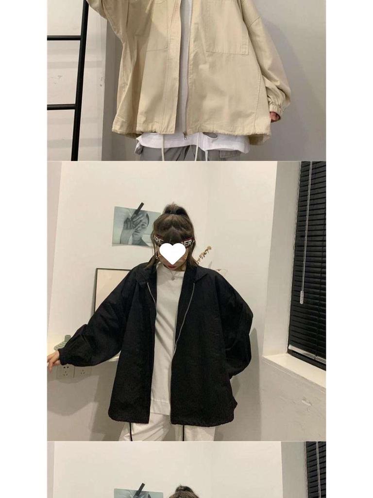 Women's Trendy Salt-style Korean Baseball Jacket: Stylish, Versatile, Loose Fit for Spring/Autumn, Perfect for Students.