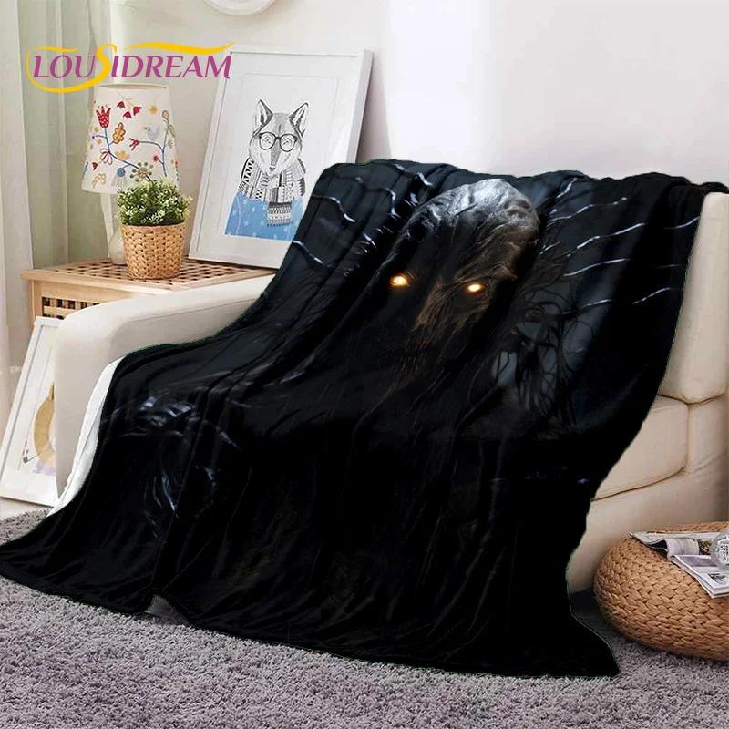 Gothic Horror Monsters Demon Ghost Soft Flannel Blanket for Beds Bedroom Sofa Picnic,Throw Blanket for Cover Outdoor Leisure Nap