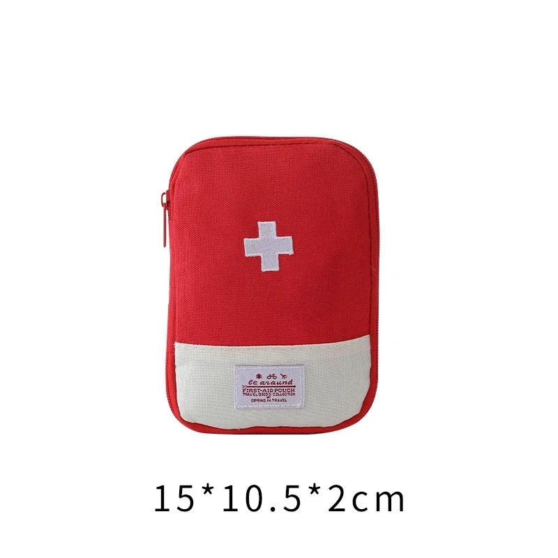 Mini First Aid Kit Portable Medicine Bag Organizer Outdoor Travel Household Medicine Pill Storage Bag Medical Emergency Kits
