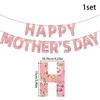 Mother’s Day Decoration Flag - Vibranted Color Bunting Supplies for Creating Celebration for Moms