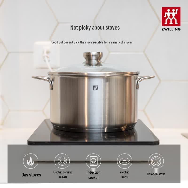 ZWILLING TWIN Nova III 20cm Shallow Stock Pot