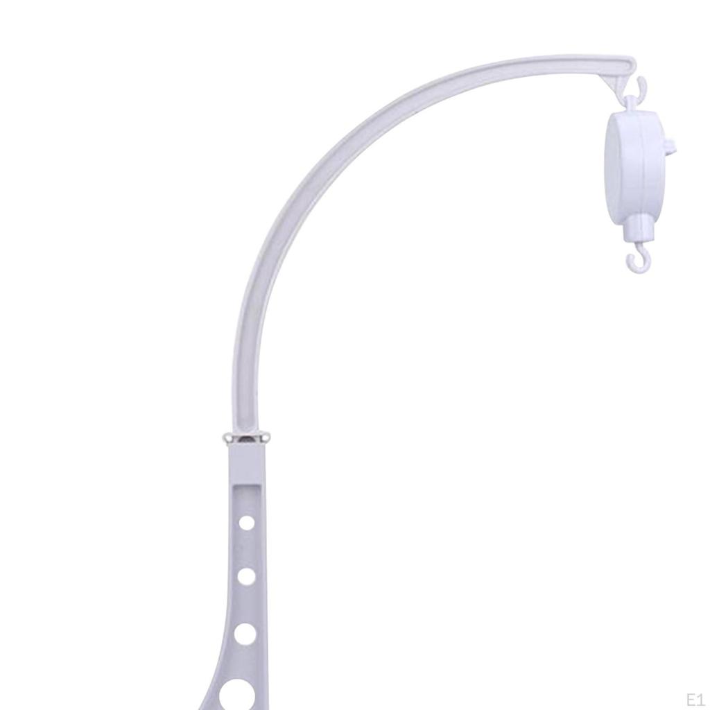 Dětská postýlka s hrazdičkou a držákem na dekorativní hračky