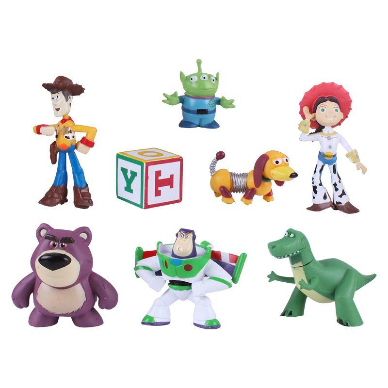 Premium Quality Toy Story Cake Toppers 8pcs Figurines For Themed Gatherings
