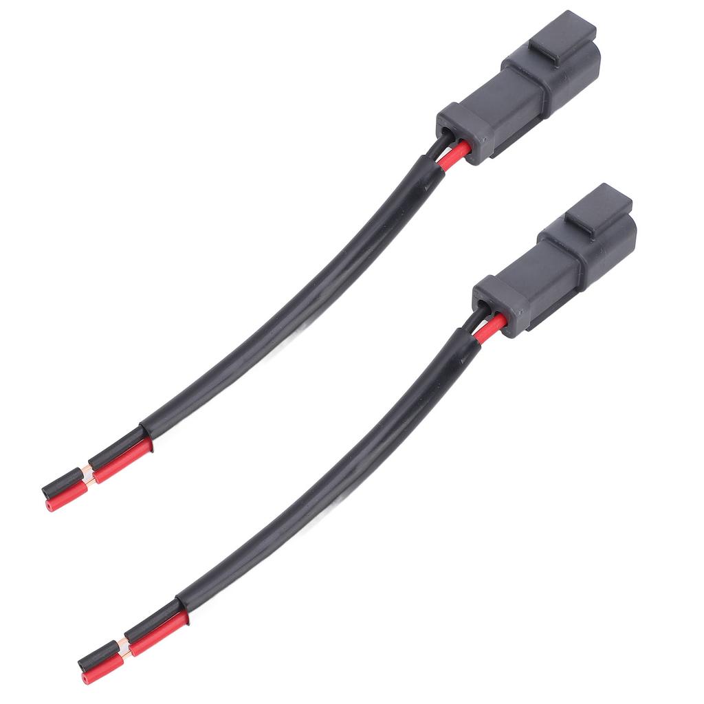 1 Pair 2 Pin DT Connectors Rubber Copper Waterproofing DT Electrical Wire Connector Wiring Harness for Car Trucks Boats