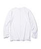 MASSNOUN Slub Cut Divide Long Sleeve Msils001-Wt
