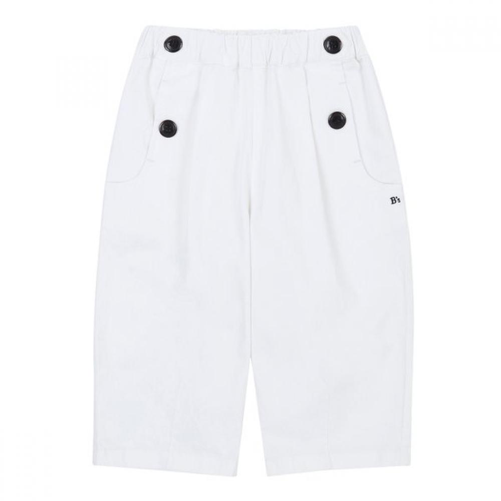 The Coffee Bean   Tea Leaf White Barrel Fit 8 Pants Bz21pt01wt white/130