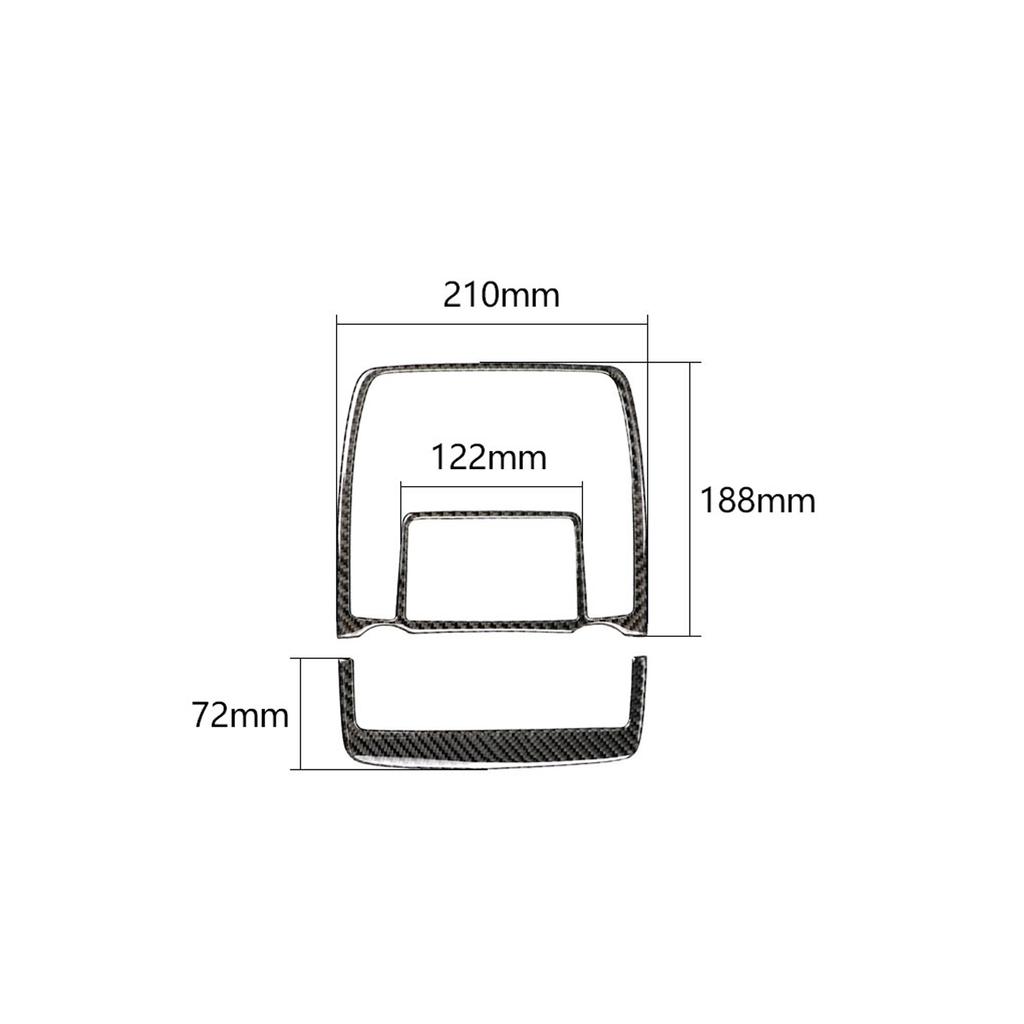 Car Front Reading Light Cover Trim Sticker Carbon Fiber Decal Decoration For BMW X5 E70 X6 E71 2007-2014 Interior Accessories