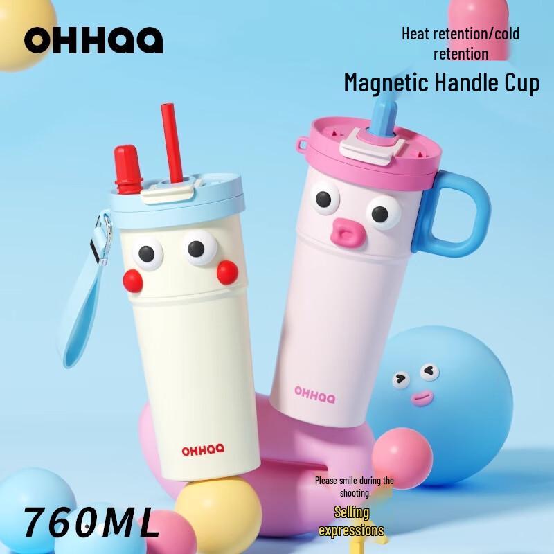 OHHAA 316 Stainless Steel Insulated Straw Cup