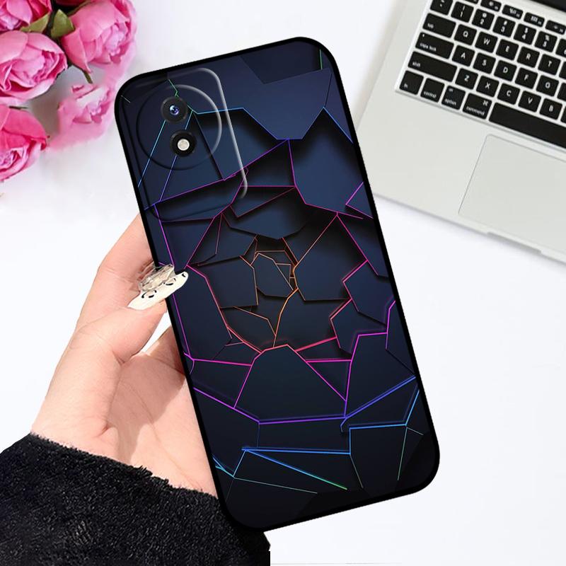 For Vivo Y02 4G Cases Y02A Y02t Y02s Color Printing Silicone TPU Phone Cover For VIVO Y11 2023 4G Bumper V2236A Coque Fundas
