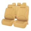 All-Season Universal 9-Piece PU Leather Car Seat Cover