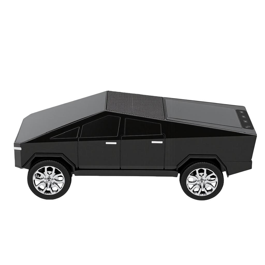 Portable Bluetooth Speaker Replica Car with Display Screen HD Sound Built in Mic Remote Selfie Control LED Party Light