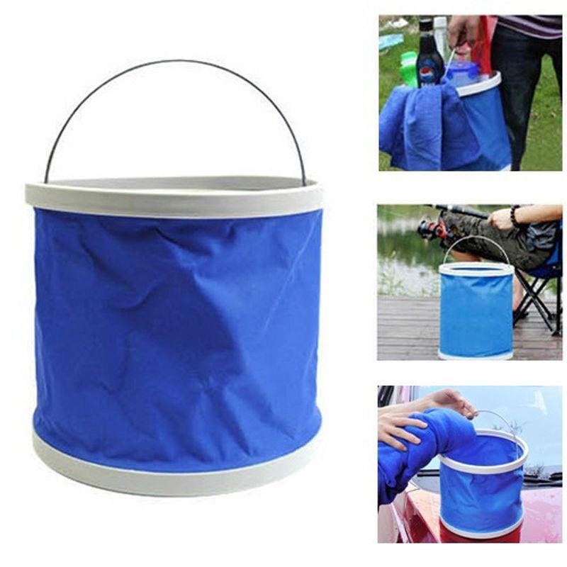 Car Water Container With Oxford 600d Fabric And Collapsible Structure For Camping And Fishing Use