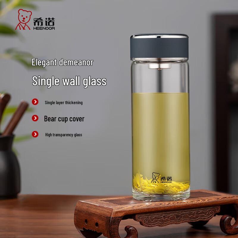 Xino XN-6307 Heat-Resistant Glass Water Bottle