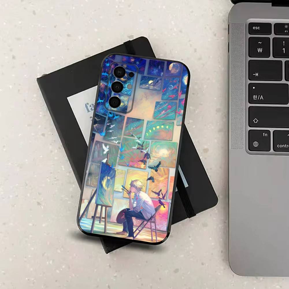 illustratio Books Art Phone Case For Samsung Galaxy A91,A80,A73,A72 ,A71,A53A52,A32 ,A31A22,A21s,A20,Black Cover