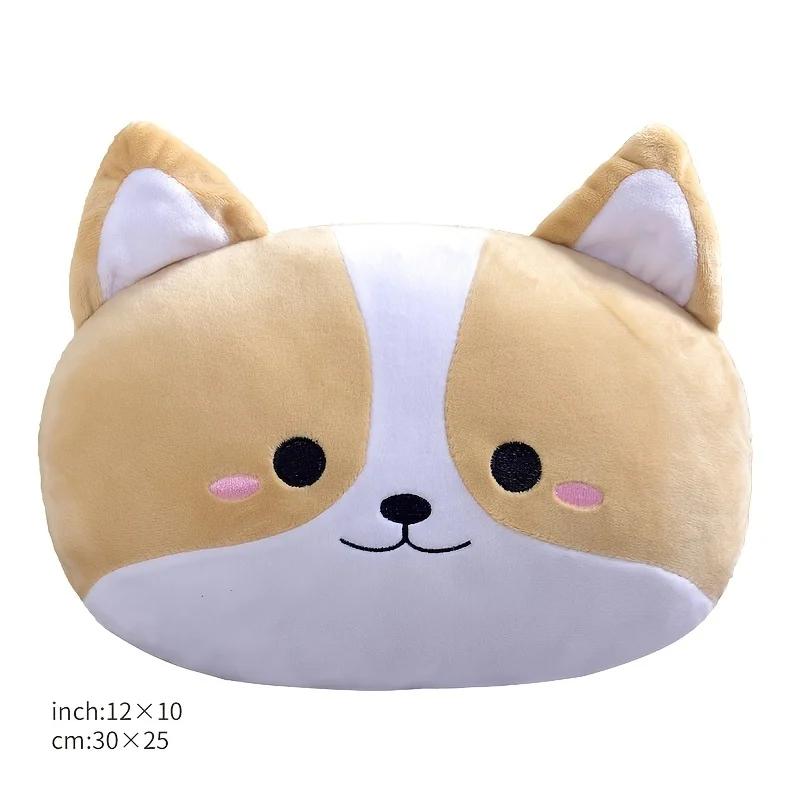 

Подголовник для автомобиля в виде корги сиба-ину, подушка для защиты шеи, пара U-образных подушек для автомобиля, талии, Four Seasons Universal
