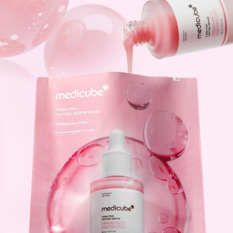 Medicube PDRN Rosa Peptid Ampullenmaske 10 Stück