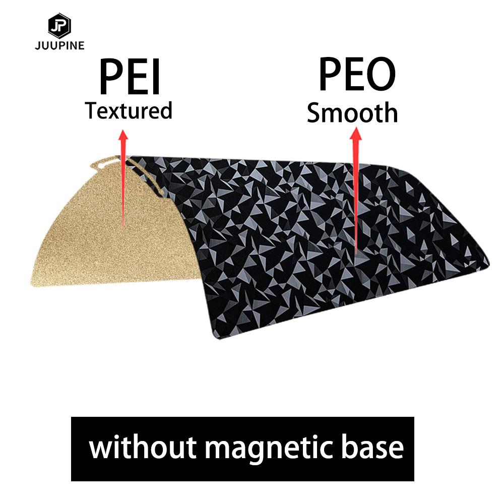 Juupine Magnetic Build Plate 180x180 PEO Plate For Kingroon Kp 3s Pei Texture Frosted Kingroon Kp3s Bed PET Upgrade Heated Bed